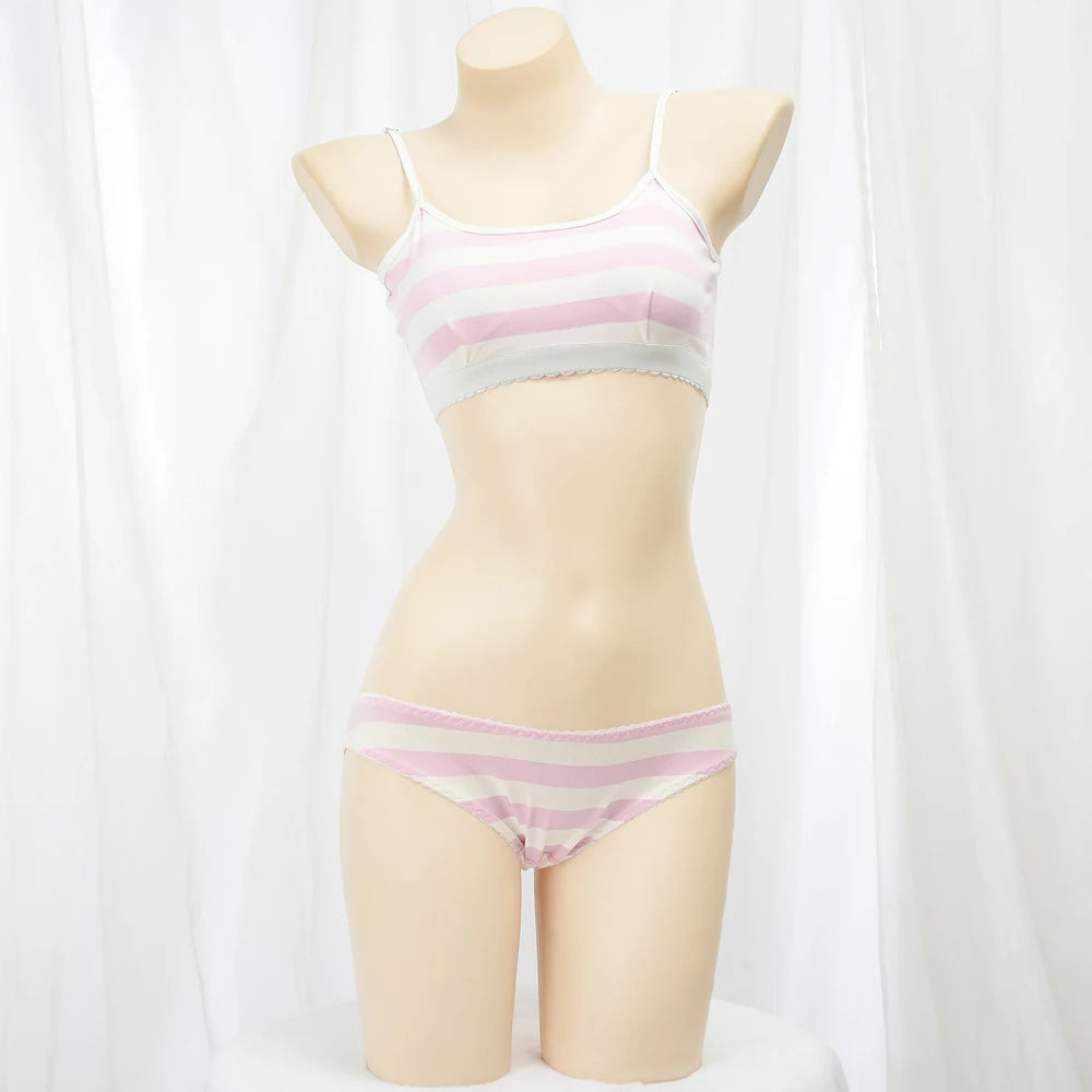 Japanese Anime PE Class Stripe Cosplay Pajama & Outfit Set