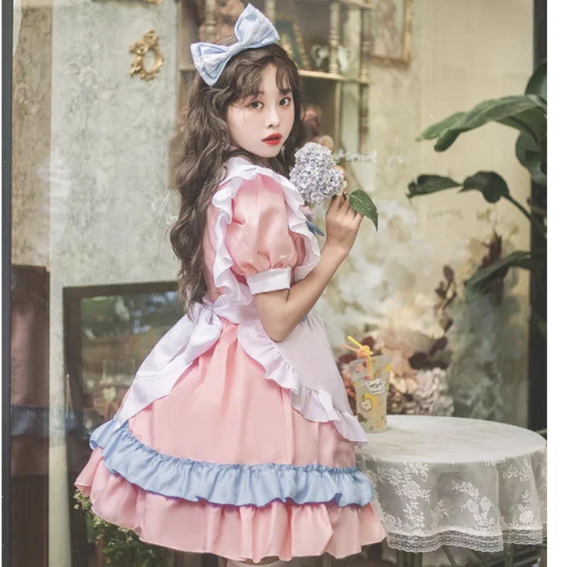 Plus Size Kawaii Lolita Maid Dress S-5XL | Anime Cosplay Outfit