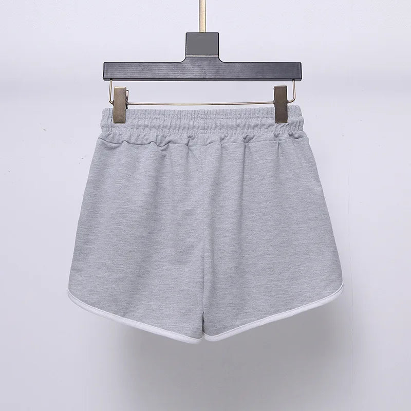 High Waist Sport Shorts Women Summer Loose Casual Running Fitness Outdoor Wear Wide Leg Slimming Large Size Home Sleepwear