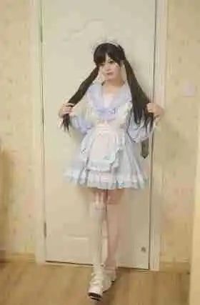 Cute Sailor Lolita Maid Dress | Cosplay & Party Set S-5XL