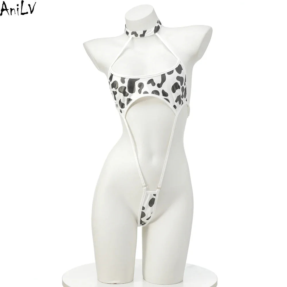 Kawaii Cow Maid Swimsuit & Cosplay Set | Anime Beachwear