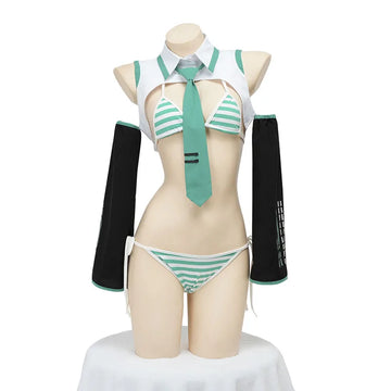 Hatsune Miku Cosplay Lingerie Set - Anime Roleplay Costume