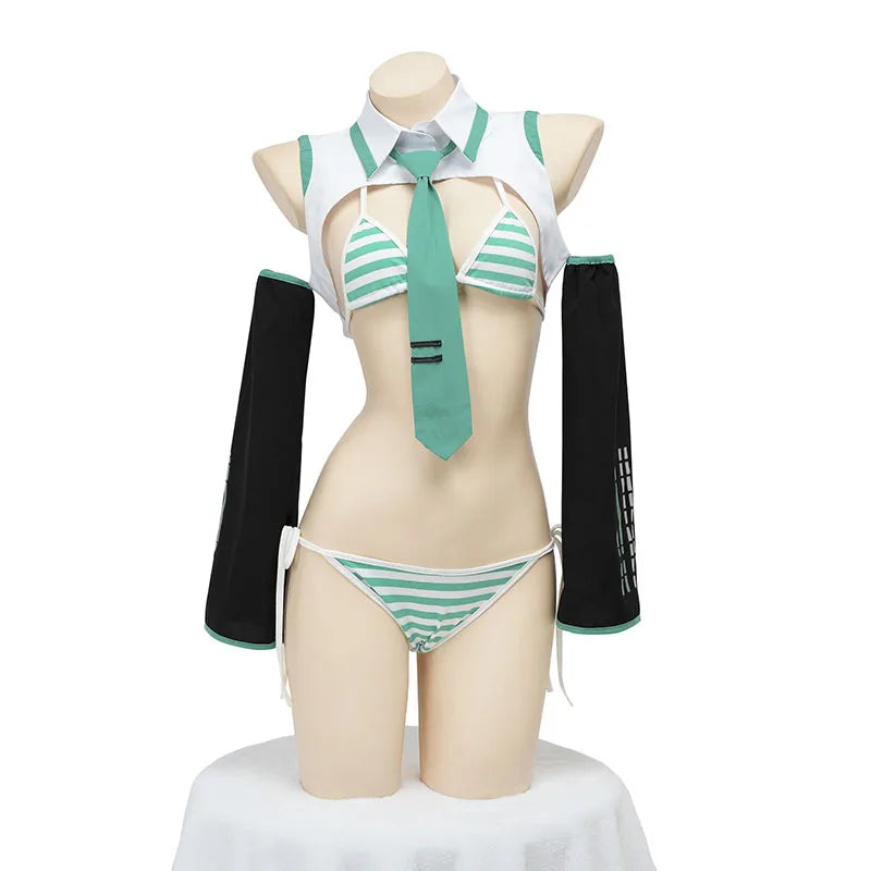 Hatsune Miku Cosplay Lingerie Set - Anime Roleplay Costume
