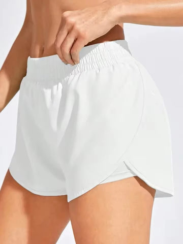 Seamless Yoga Shorts, High-Waist 4-Way Stretch Workout Shorts