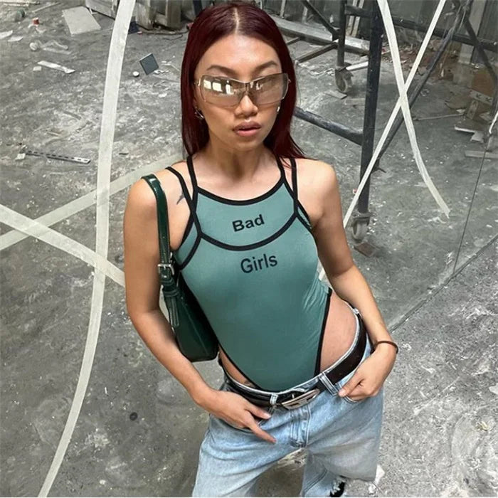 Sleek Short Sleeve Slim Fit Bodysuit - Street Style