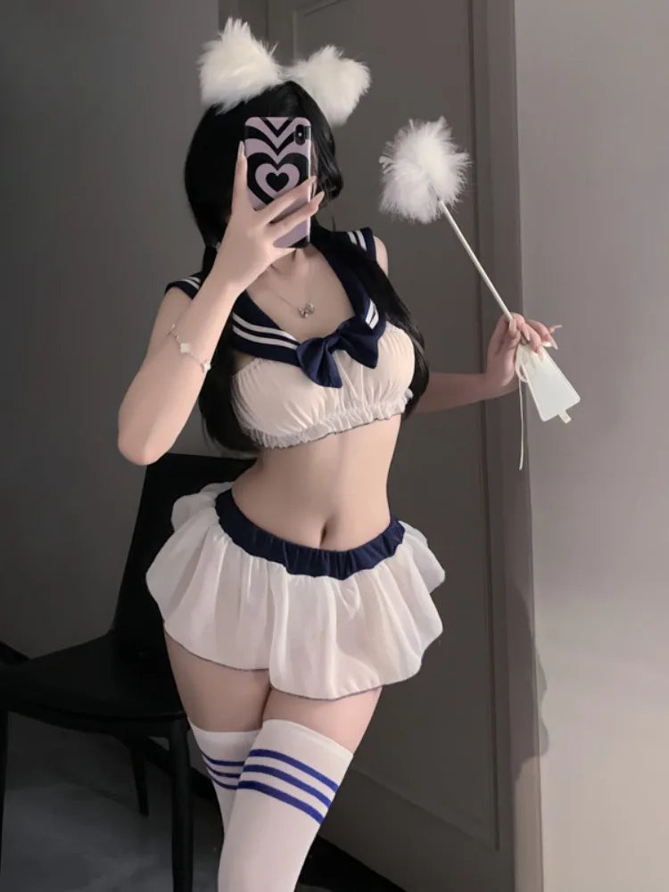 Sailor School Girl Lingerie Set - Cosplay & Roleplay Outfit