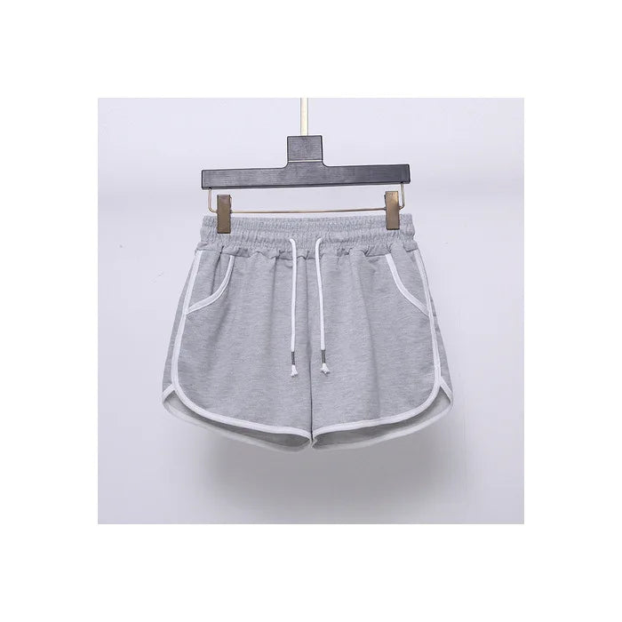 High Waist Sport Shorts Women Summer Loose Casual Running Fitness Outdoor Wear Wide Leg Slimming Large Size Home Sleepwear