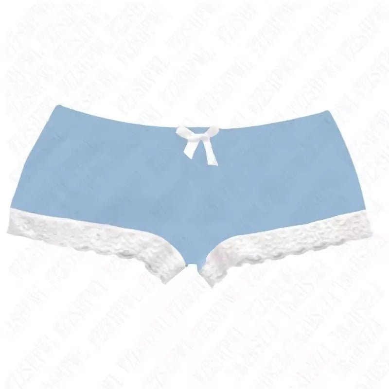 Y2K Sexy Shorts Punk Harajuku vintage Gothic Emo Girls Womens Bottoms Fairytale Aesthetic Elegant Lace Cute Bow Pink Mini Shorts