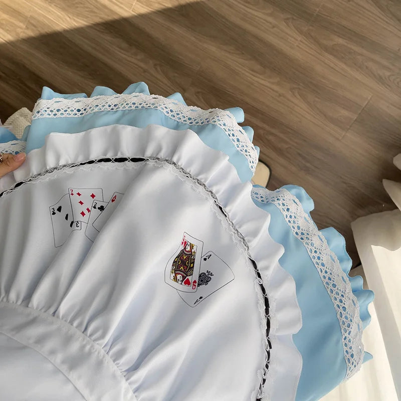 Alice Playing Cards Lolita Maid Cosplay Dress
