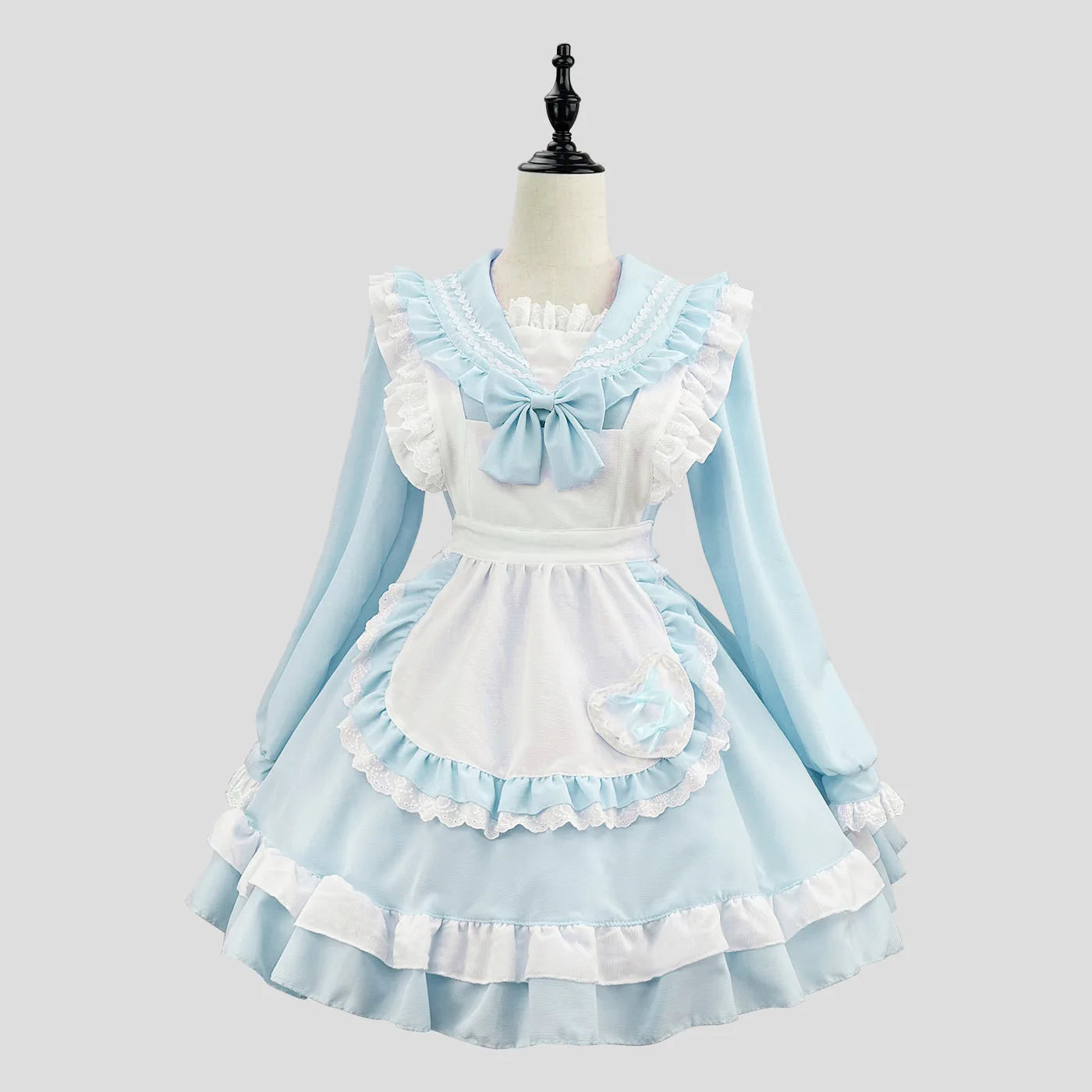 Cute Sailor Lolita Maid Dress | Cosplay & Party Set S-5XL