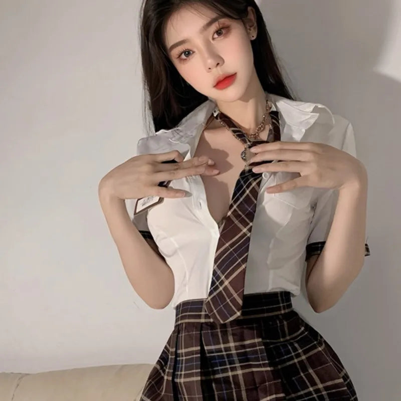 JK Japanese Campus Style Babydoll Lingerie & Cosplay Set