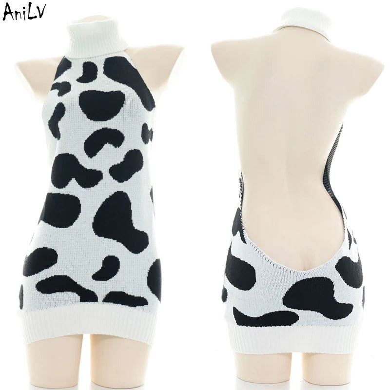 Kawaii Cow Maid Swimsuit & Cosplay Set | Anime Beachwear