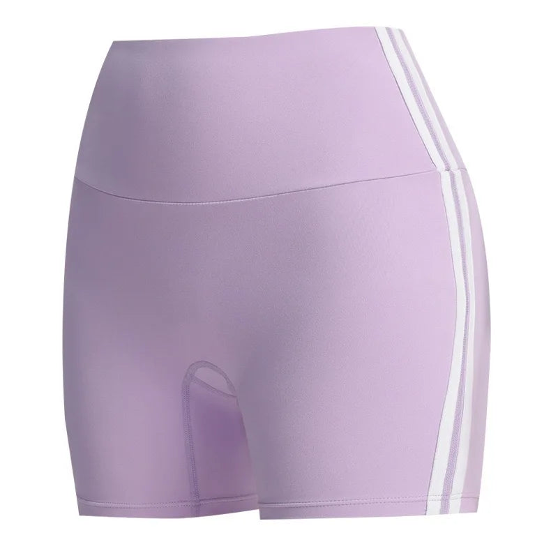 Gym Yoga Fitness Pants Shorts Tight Hip Lifting Belly Jogging Women's Three-quarter Pants Quick-drying Sports Cycling Pants
