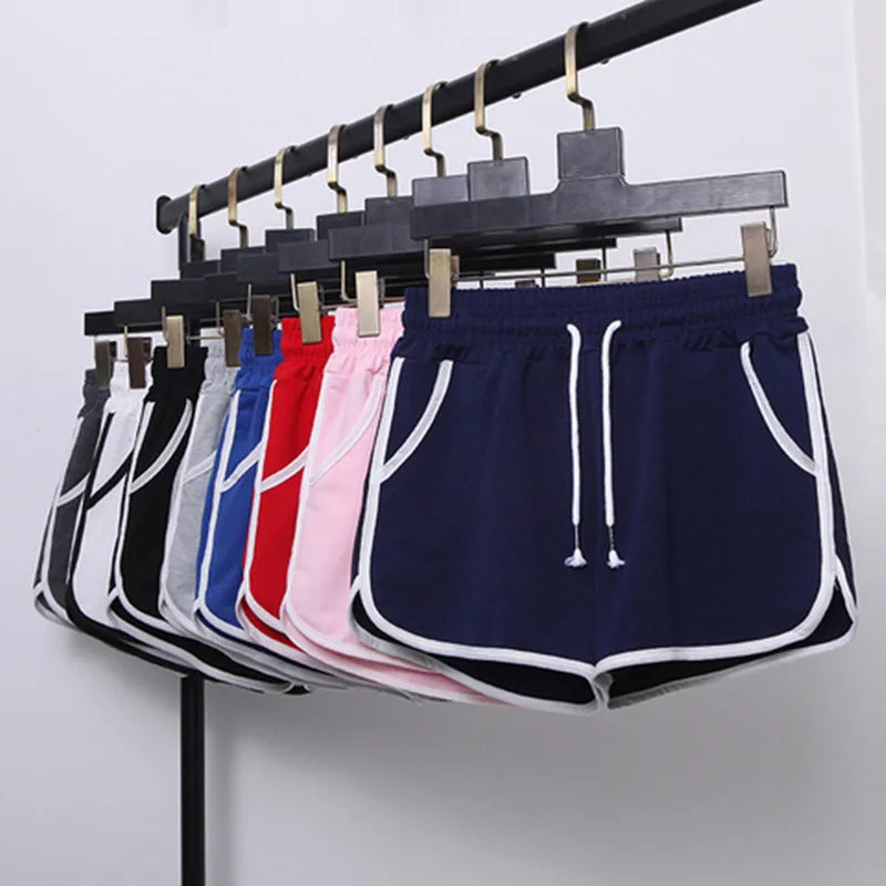 High Waist Sport Shorts Women Summer Loose Casual Running Fitness Outdoor Wear Wide Leg Slimming Large Size Home Sleepwear