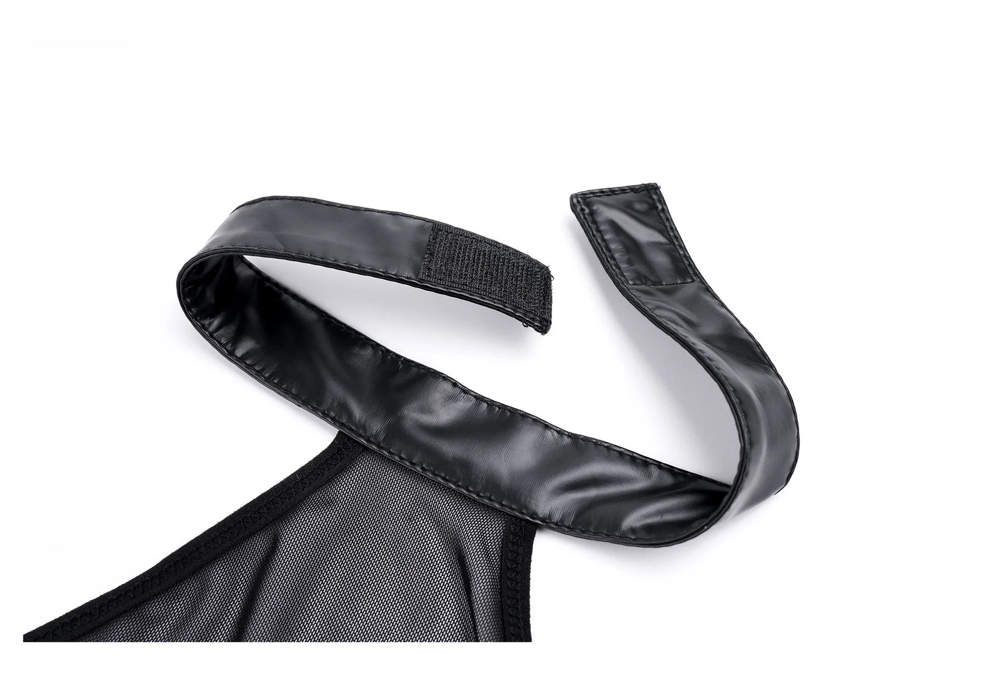 Faux Leather Cyber Devil Girl Cosplay & Party Outfit