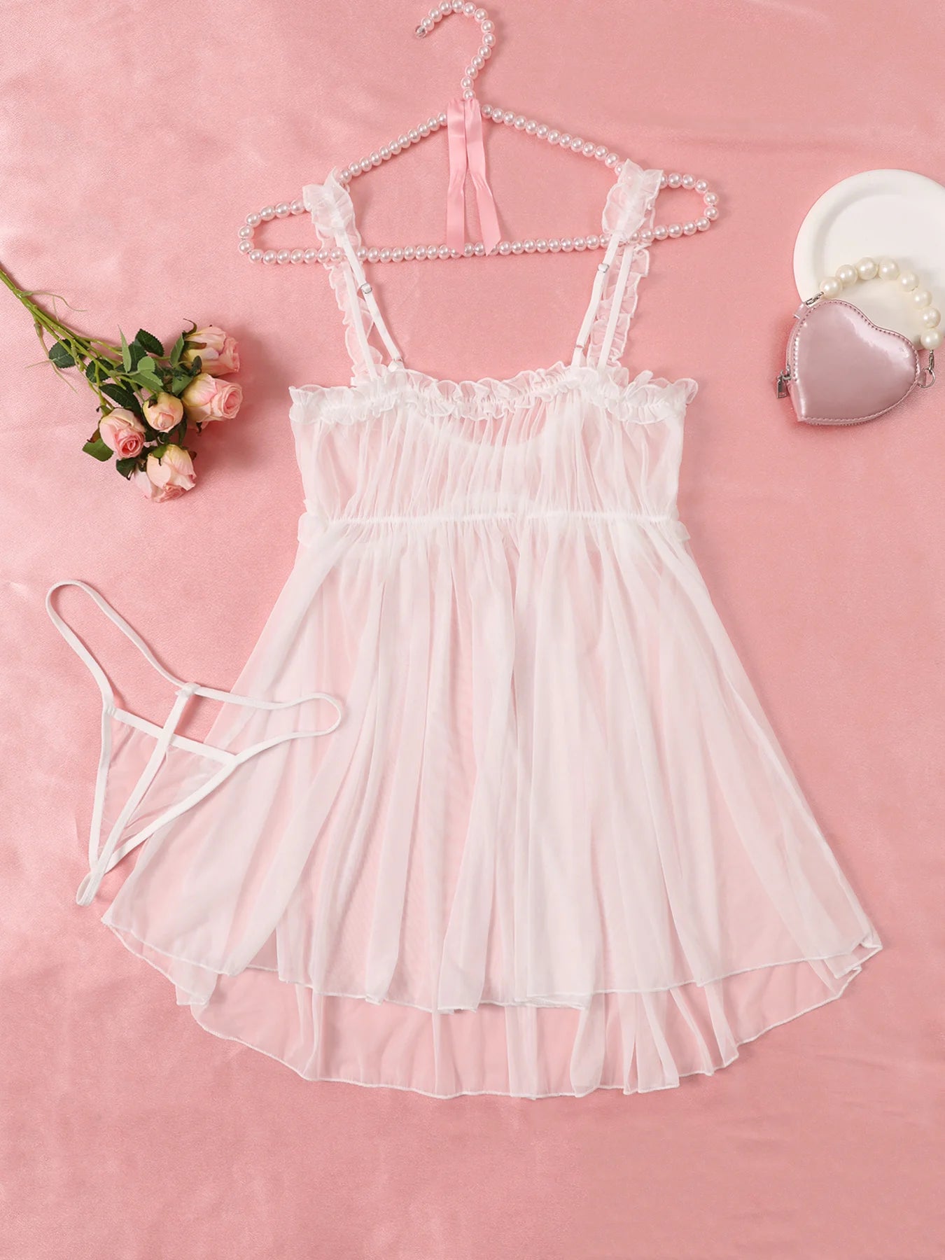 Sexy Lace Babydoll Lingerie Set | Comfort & Allure