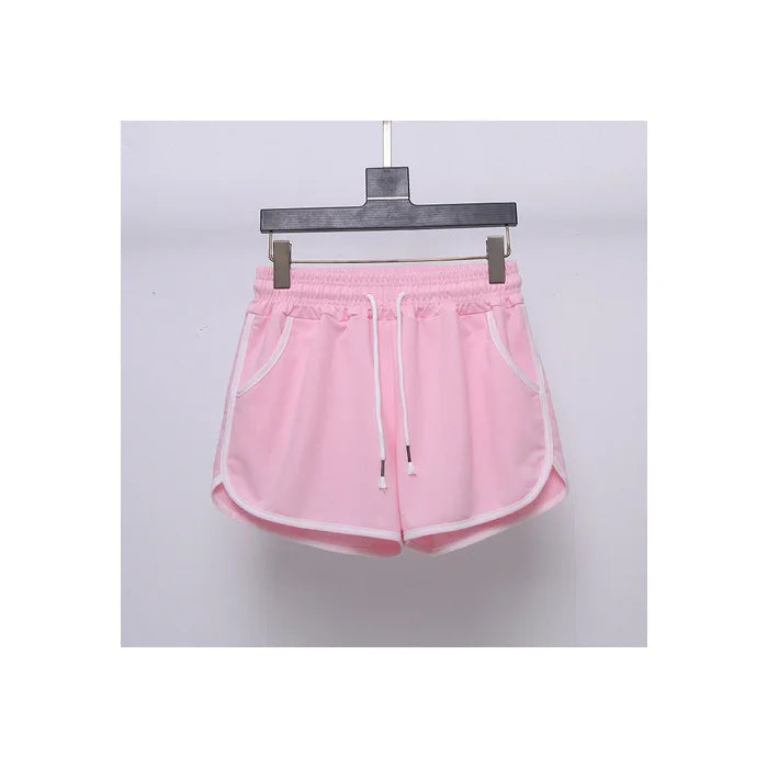 High Waist Sport Shorts Women Summer Loose Casual Running Fitness Outdoor Wear Wide Leg Slimming Large Size Home Sleepwear
