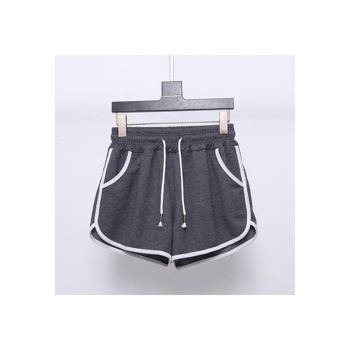 High Waist Sport Shorts Women Summer Loose Casual Running Fitness Outdoor Wear Wide Leg Slimming Large Size Home Sleepwear