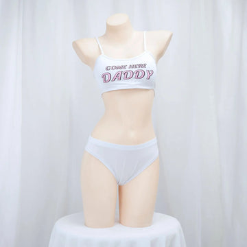 2D Anime Maid Cosplay Lingerie Set | Sexy Tube Top & Skirt