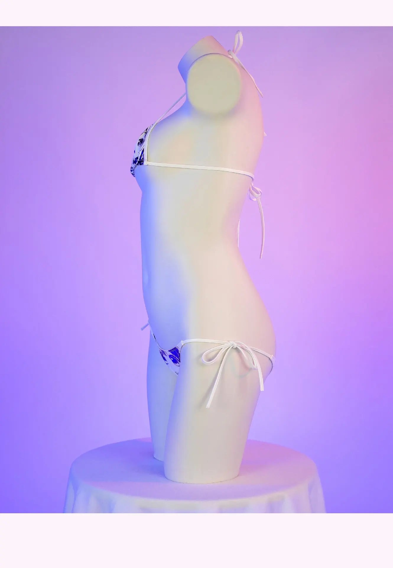 Sexy Anime Maid Cosplay Bikini Set | Thong Swimsuit