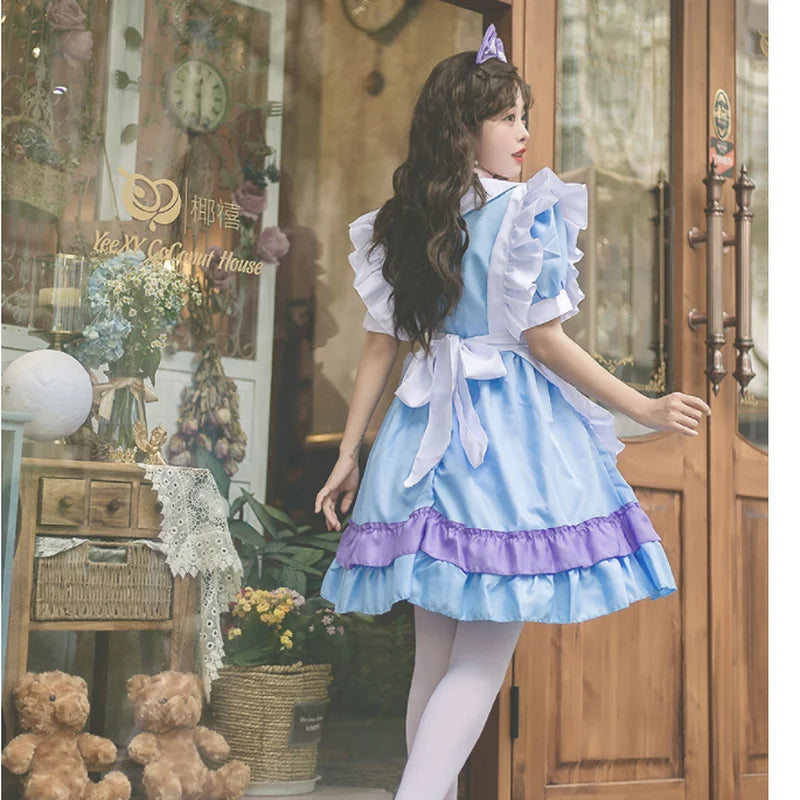 Plus Size Kawaii Lolita Maid Dress S-5XL | Anime Cosplay Outfit