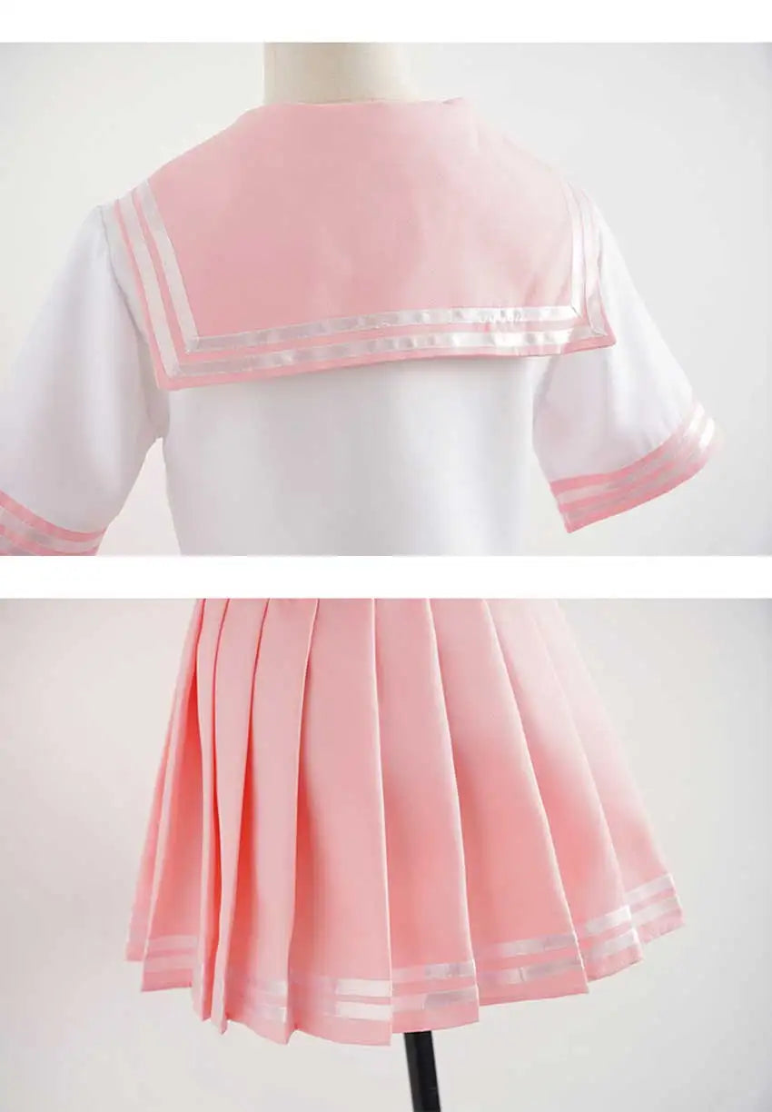 Women Girls Fate/Apocrypha Astolfo Cosplay Anime Japanese Sailor School Uniforms Halloween Costume