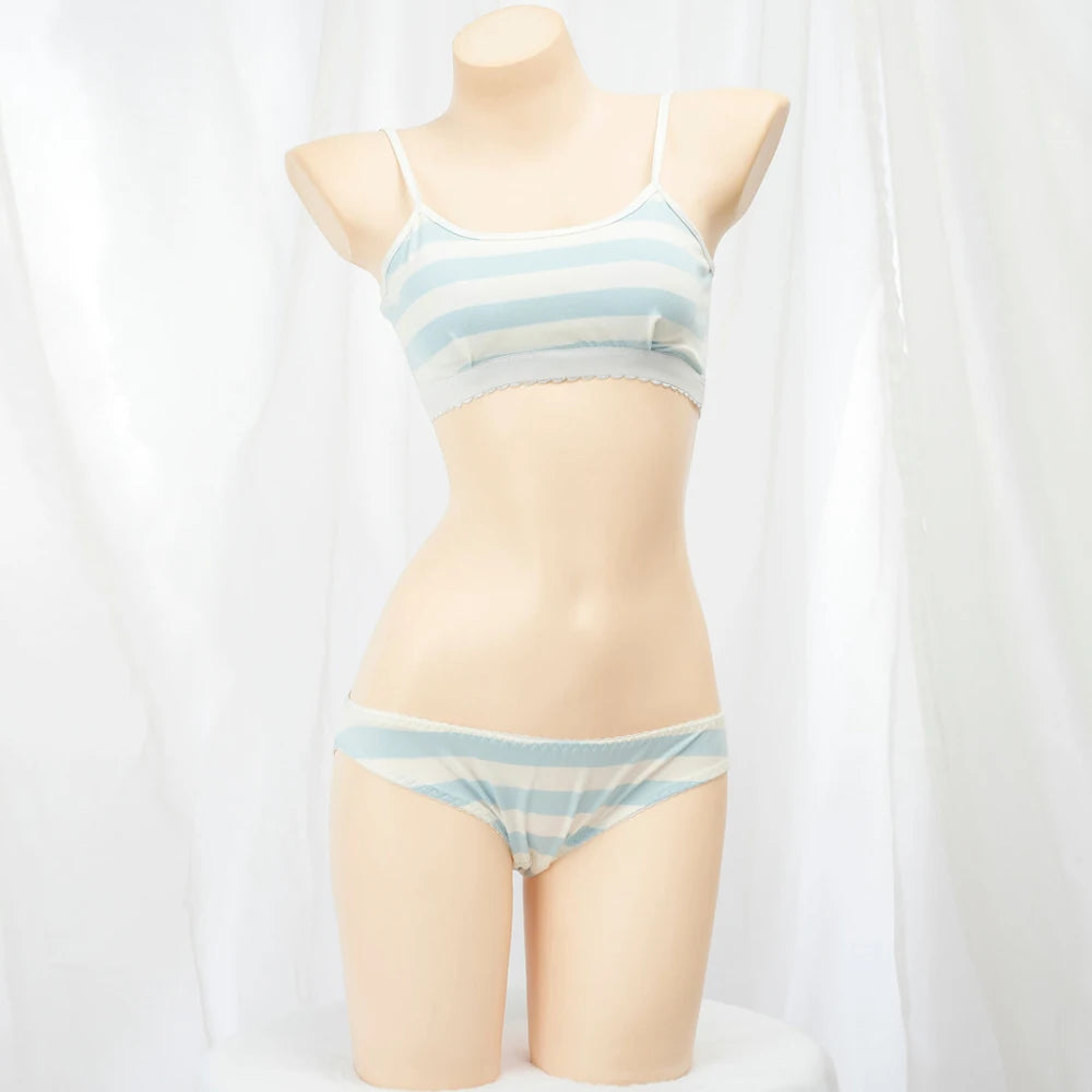 Japanese Anime PE Class Stripe Cosplay Pajama & Outfit Set