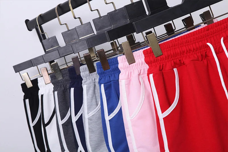 High Waist Sport Shorts Women Summer Loose Casual Running Fitness Outdoor Wear Wide Leg Slimming Large Size Home Sleepwear