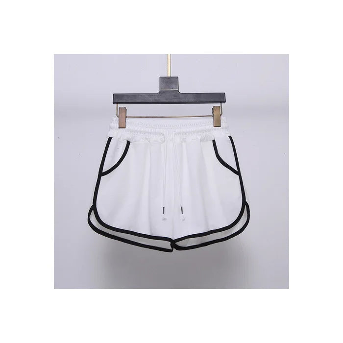 High Waist Sport Shorts Women Summer Loose Casual Running Fitness Outdoor Wear Wide Leg Slimming Large Size Home Sleepwear