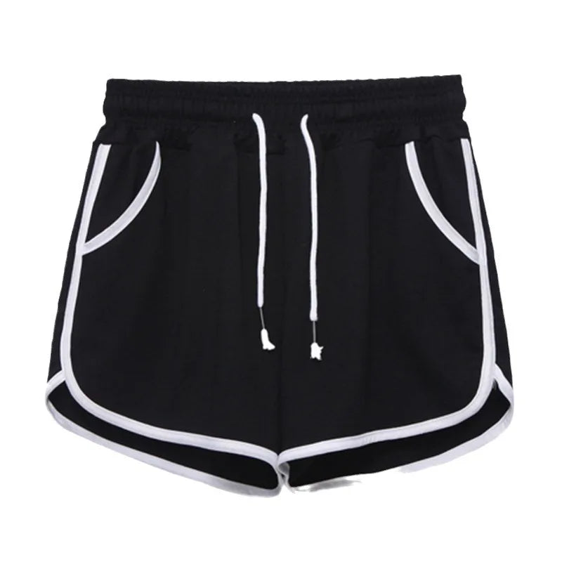 High Waist Sport Shorts Women Summer Loose Casual Running Fitness Outdoor Wear Wide Leg Slimming Large Size Home Sleepwear