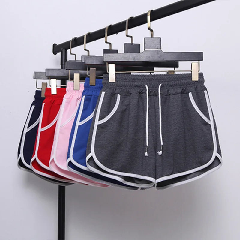 High Waist Sport Shorts Women Summer Loose Casual Running Fitness Outdoor Wear Wide Leg Slimming Large Size Home Sleepwear