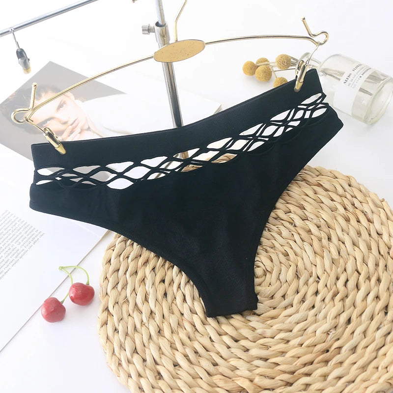 Women's Sexy Fishnet Thong | Breathable Low-Rise Comfort