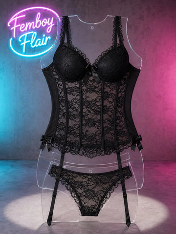 Sexy Gothic Lace Bustier | High-Elastic Waist Trainer