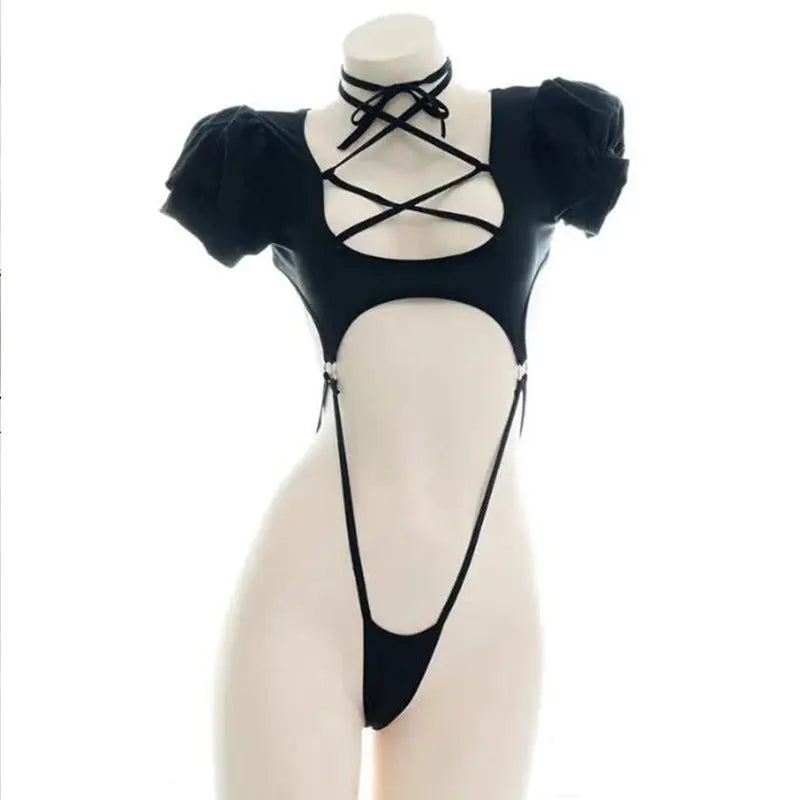 Sexy Backless Bandage Lingerie Set | Strappy Underwear