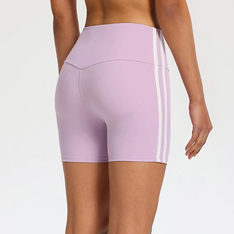Gym Yoga Fitness Pants Shorts Tight Hip Lifting Belly Jogging Women's Three-quarter Pants Quick-drying Sports Cycling Pants