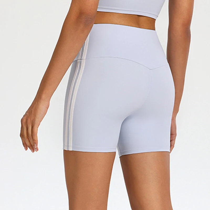 Gym Yoga Fitness Pants Shorts Tight Hip Lifting Belly Jogging Women's Three-quarter Pants Quick-drying Sports Cycling Pants