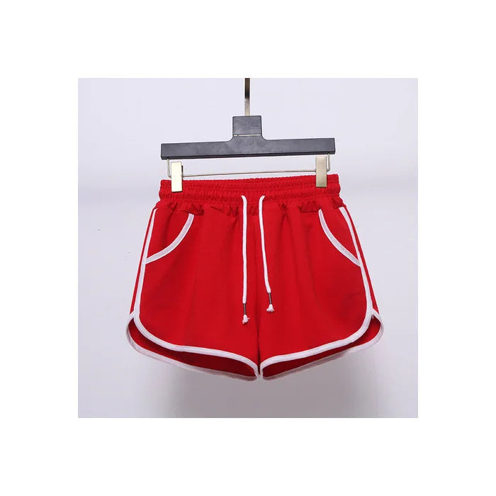 High Waist Sport Shorts Women Summer Loose Casual Running Fitness Outdoor Wear Wide Leg Slimming Large Size Home Sleepwear