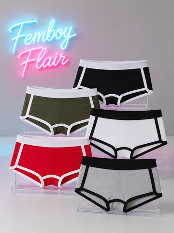 Women's Soft Cotton Low-Rise Boyshorts | Antibacterial Crotch